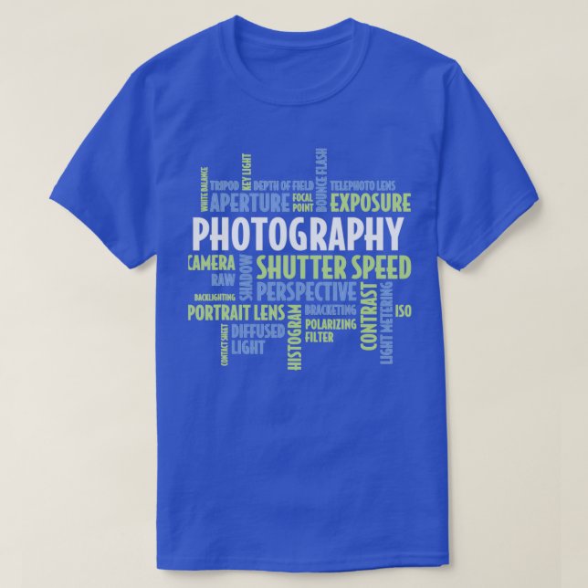 Photographer Gifts Photography Camera  T-Shirt (Design Front)