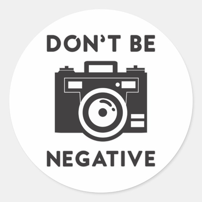 Photographer Lens Photography Camera Gift Idea Classic Round Sticker (Front)