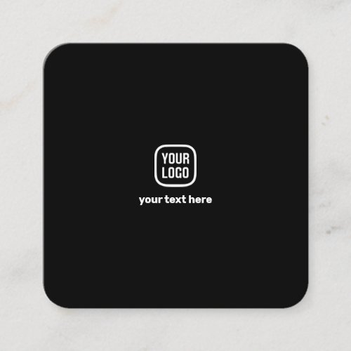 Photographer logo minimalist photography black calling card