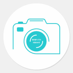 Photographer Merch Born to Shoot Stickers