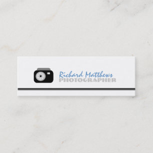 Photographer Mini Business Card