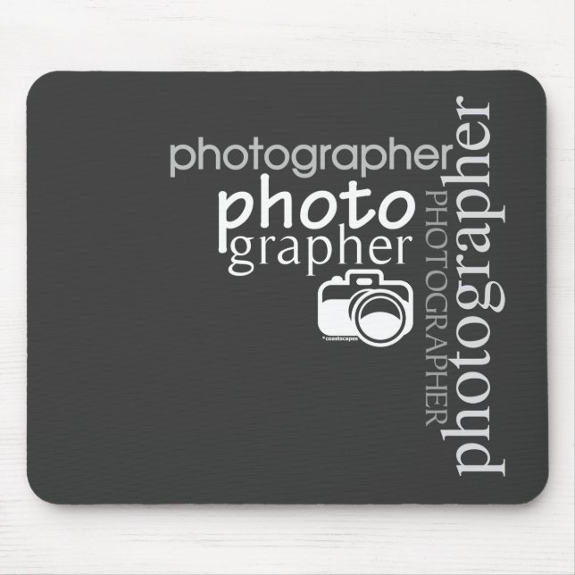 Photographer Mouse Pad (Front)