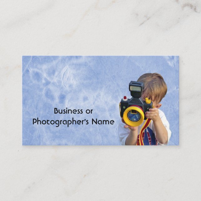 Photographer or Camera Store humorous Business Card (Front)
