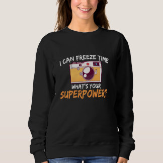 Photographer Photo Hobby Camera Lens Photography Sweatshirt