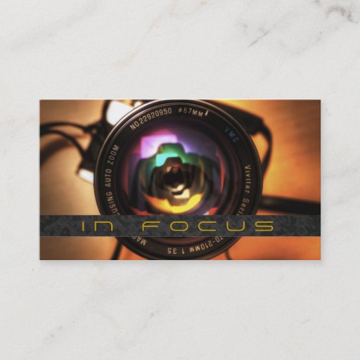 Customizable Photographer, Photography Business Card