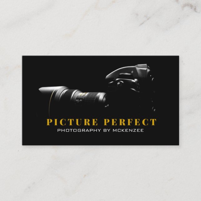 Photographer,Photography, Camera Business Card (Front)