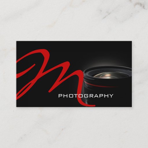 Customizable Photographer,Photography, Camera Business Card