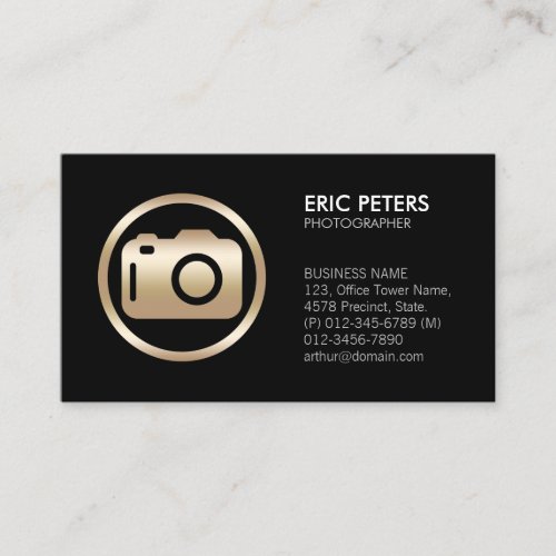 Photographer Photography Camera Business Card