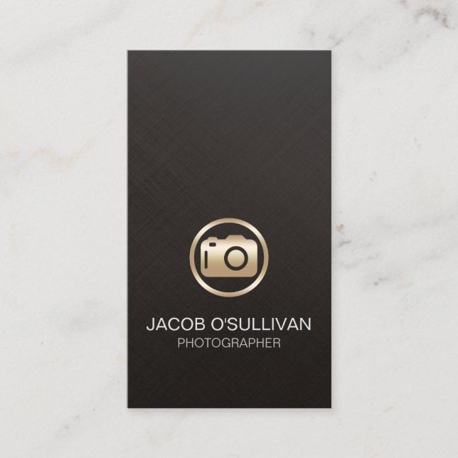 Photographer Photography Camera Business Card (Front)