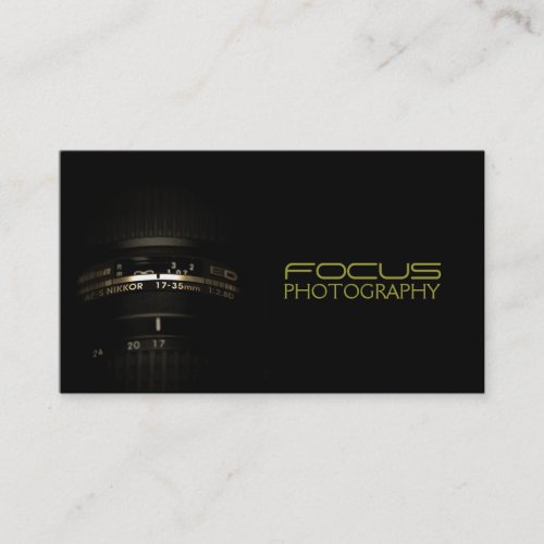Photographer,Photography, Camera Business Card