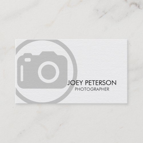 Photographer Photography Camera Icon Business Card