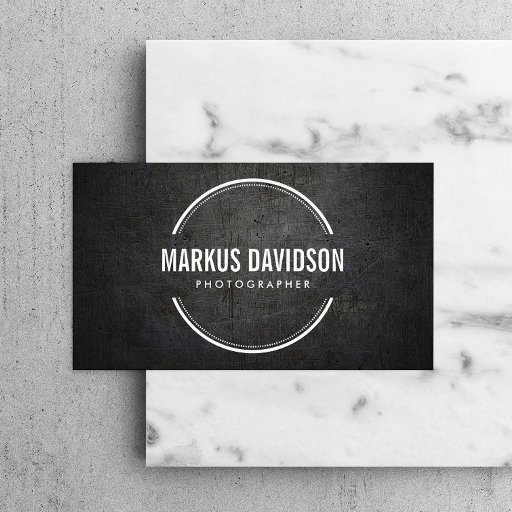 Customizable Photographer Photography Camera Lens Business Card