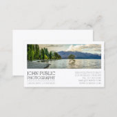 Photographer Photography Plain White Business Card (Front/Back)