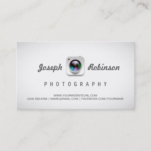 Photographer Photography with Your Best Photos Double-Sided Standard Business Cards (Pack Of 100)
