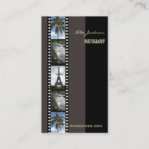 Photographer photos template/diy fonts business card