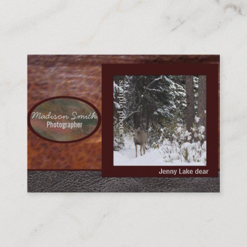 Photographer Portfolio Business Card Templates