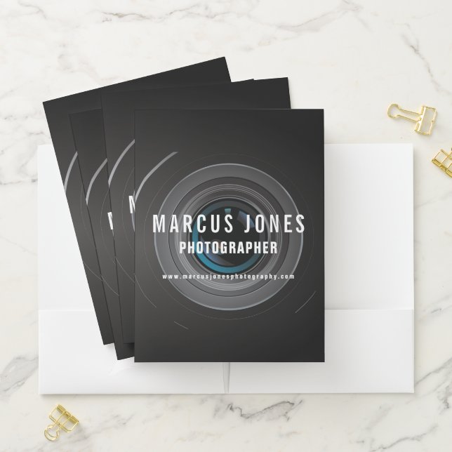 Photographer Portfolio Pocket Folder (In Situ)