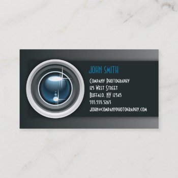 Photographer Professional Business Card by wrkdesigns at Zazzle