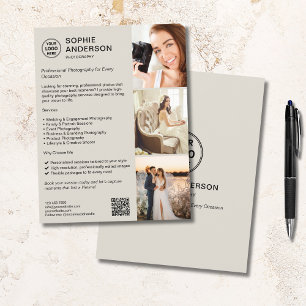 Photographer Professional Photography Business Flyer
