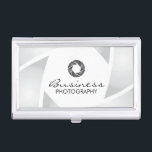 Photographer Simple Camera Shutter Photography Business Card Holder<br><div class="desc">Photographer Simple Plain Camera Shutter Photography Business Card Holder.</div>