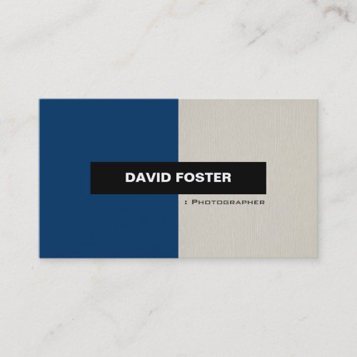 Photographer _ Simple Elegant Stylish Business Card