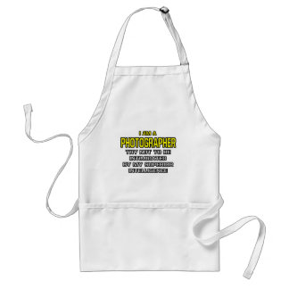 Photographer...Superior Intelligence Adult Apron