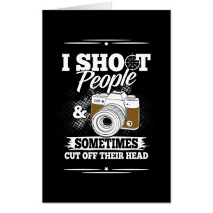 Photographer Take People Everyday Card