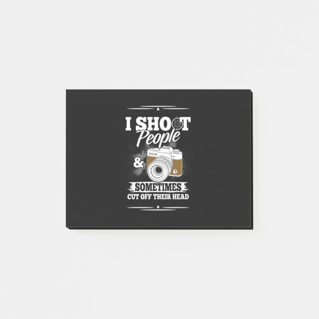 Photographer Take People Everyday Post-it Notes (Front)