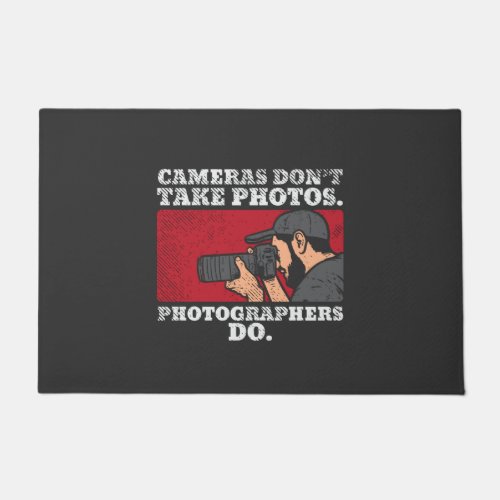 Photographer Taking Pictures Doormat