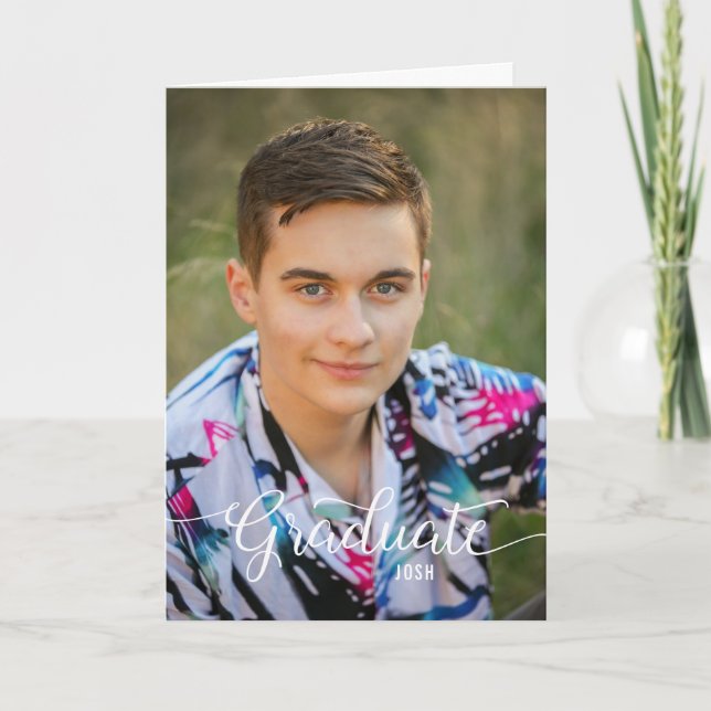 Photographer Template | Graduation Card  (Front)