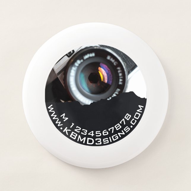 Photographer Thank you! Promotional Wham-O Frisbee (Front)