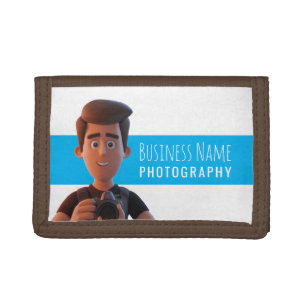 photographer tri-fold wallet