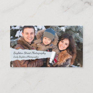 Photographer Unique Picture Business Card Template