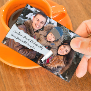 Photographer Unique Picture Business Card Template