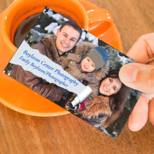 Photographer Unique Picture Business Card Template
