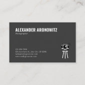 Photographer Visiting Card (Back)