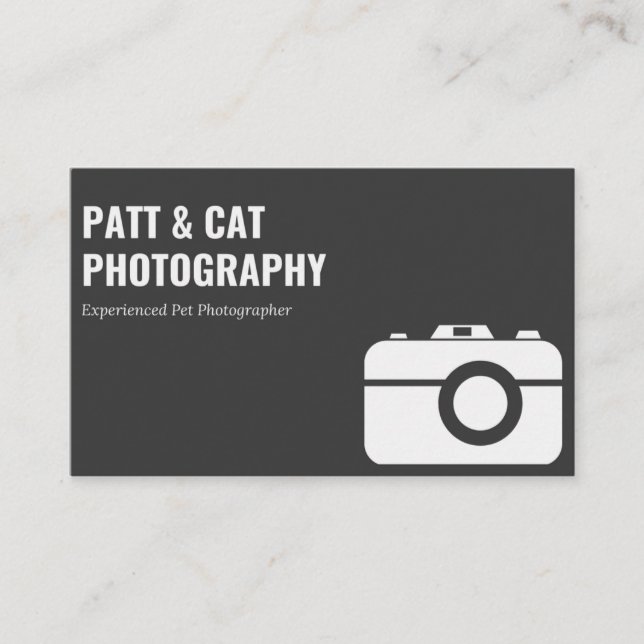 Photographer Visiting Card (Front)