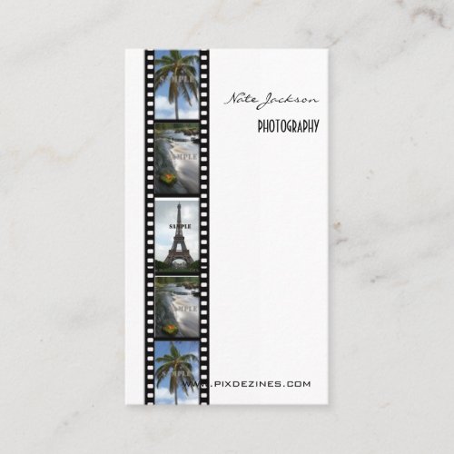 Photography business cards photos template