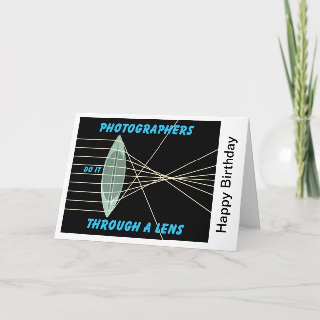 photographers do it thru a lens card (Front)