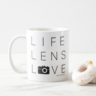 Photographer's Love mug   LIFE LENS LOVE