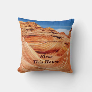 Photographer's Paradise Bless This House Throw Pillow