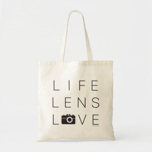 Photographer's Tote Bag LIFE LENS LOVE