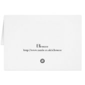 Photographic image of deer with speech bubble cards (Back Horizontal)