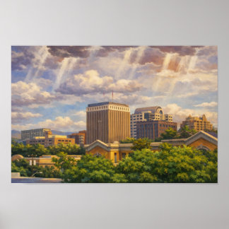 Photographic Landscape Art Edited Poster