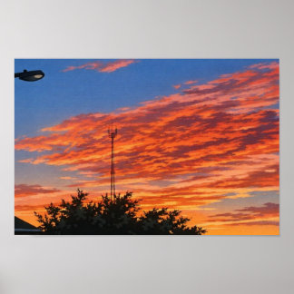 Photographic Landscape Art Edited Poster