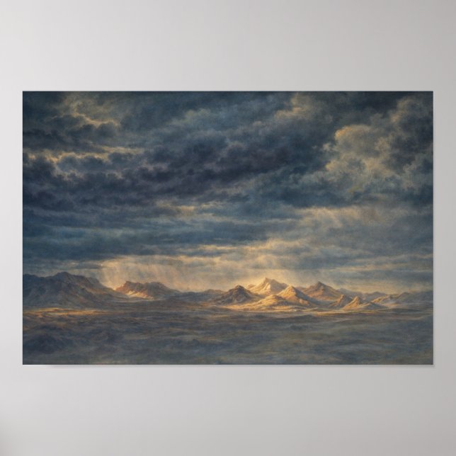 Photographic Landscape Art Edited Poster (Front)