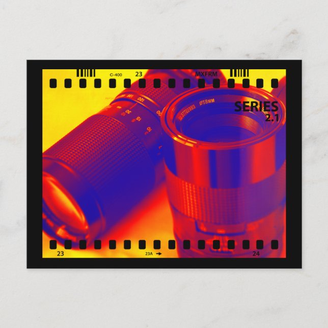 Photographic Lenses Postcard (Front)