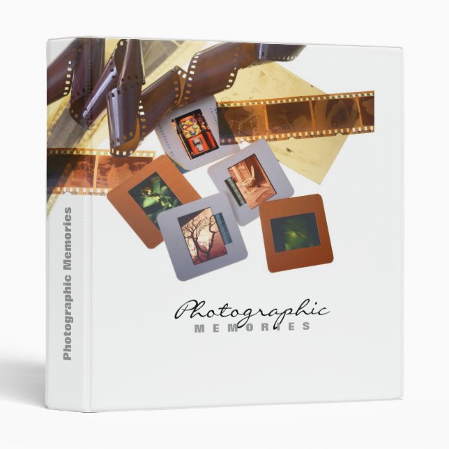 Photographic Memories 3 Ring Binder (Front/Spine)
