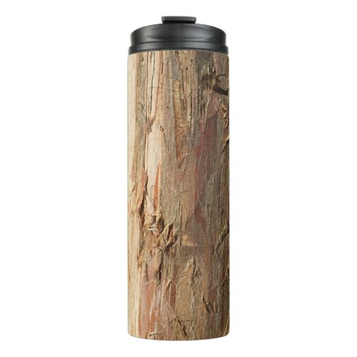 Photographic Natural Cedar Tree Wood Thermal Tumbler