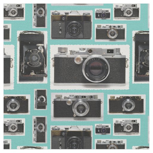 Photographs of Old Vintage Camera Fabric
